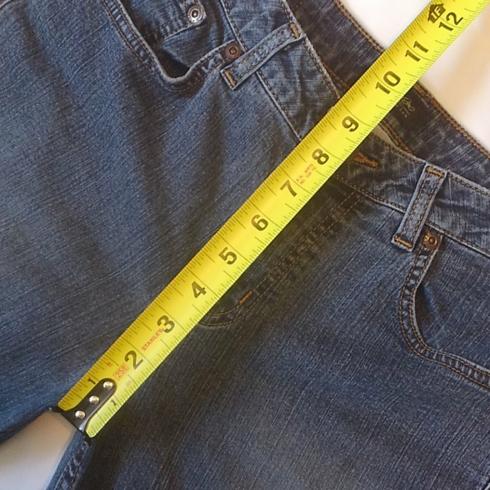 Mossimo 5 Pocket Stretch Denim Blue Jeans 8 - Picture 3 of 8